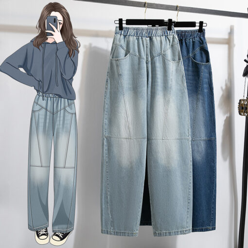 香蕉牛仔裤女 - Image 2