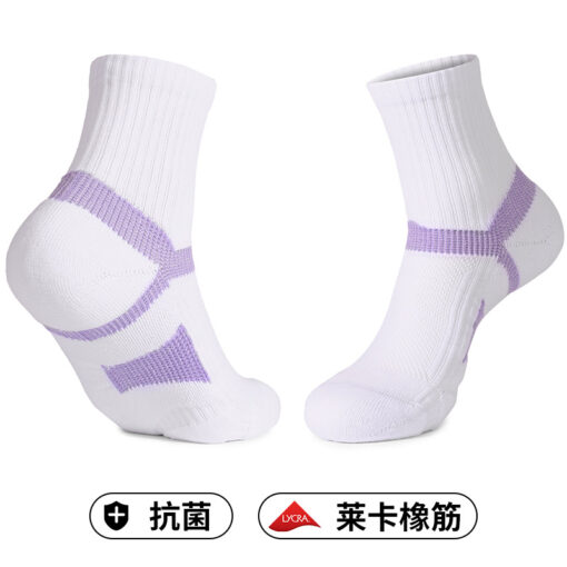 男士高筒训练袜毛巾底防滑吸汗棒球袜无骨对目抗起球长筒足球袜子 - Image 4