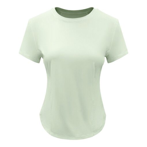 Running, Fitness, Speed Drying, Sports, Outdoor, Short sleeved T-shirt - Image 3