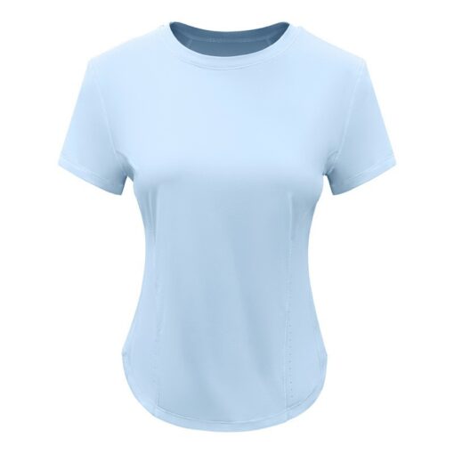 Running, Fitness, Speed Drying, Sports, Outdoor, Short sleeved T-shirt - Image 4