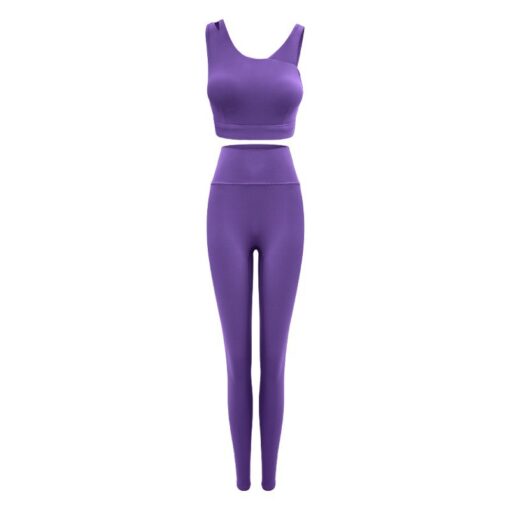 Pilates Yoga Underwear Sports Outdoor Hip Lifting Fitness Pants Two Piece Set - Image 3