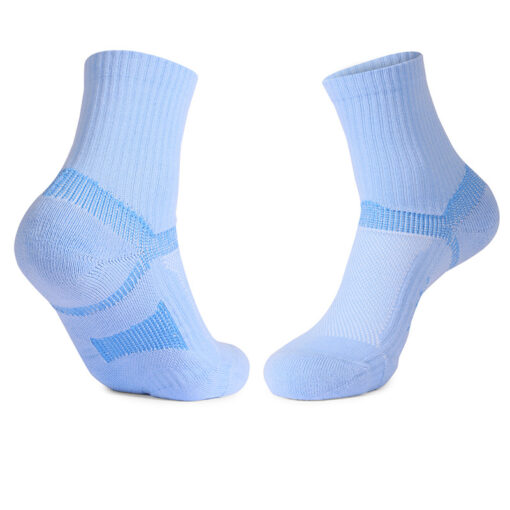Men's high tube towel bottom anti slip sweat absorbing sports socks - Image 3