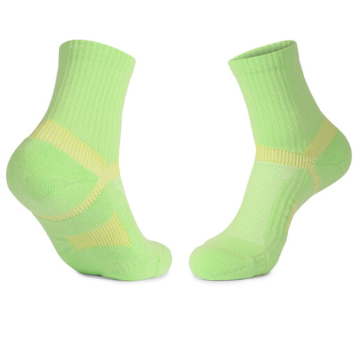 Men's high tube towel bottom anti slip sweat absorbing sports socks - Image 2